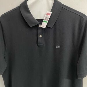 Vineyard Vines Men's Black Polo Shirt